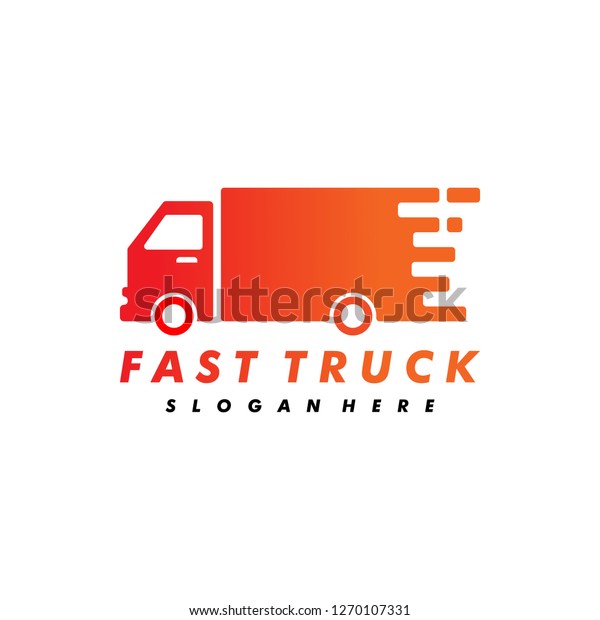 Truck logo vector\
illustration
