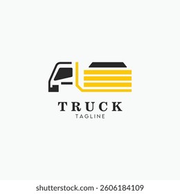 truck logo vector illustration design