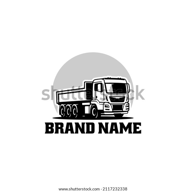 truck logo vector,\
ready made logo concept