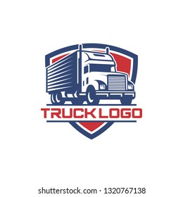 Truck Logo Vector Stock Image