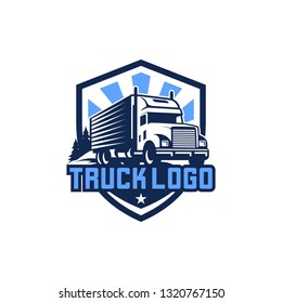 Truck Logo Vector Stock Image