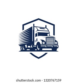 Truck Logo Vector Stock Image