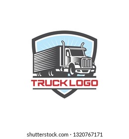 Truck Logo Vector Stock Image