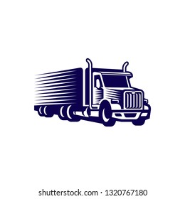 Truck Logo Vector Stock Image