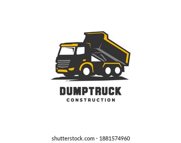 Truck logo vector for template. Pick up logo template vector. Creative pickup illustration for logo template.