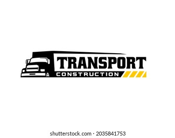 Truck logo vector for template. Pick up logo template vector. Creative pickup illustration for logo template.