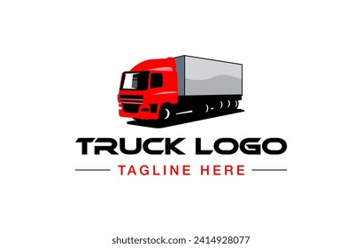 Truck Logo vector template. Transport logo. Truck front view logo vector.
