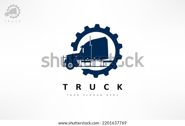Truck logo\
vector. Trucking design. Truck\
repair.
