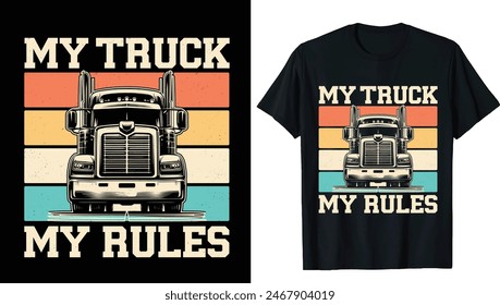 Truck Lover Gift, Trucker shirts, Trucker t shirts, Truck driver t-shirt ideas, Semi Truck t-shirt designs,