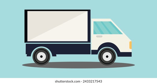 Truck, mini truck, delivery van, delivery icon, cargo truck, cargo truck, shipment icon.