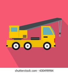 Truck mounted crane icon