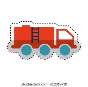 truck oil transport icon