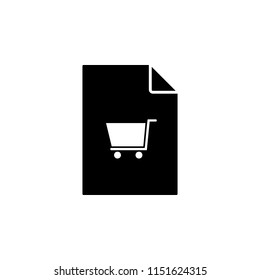 truck on document icon. Element of document icon. Premium quality graphic design icon. Signs and symbols collection icon for websites, web design, mobile app