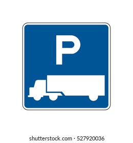 Truck Parking Sign