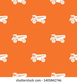 Truck pattern vector orange for any web design best