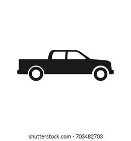 truck pick up vector logo.