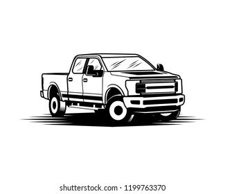 Truck Pickup Sign Symbol Logo Vector