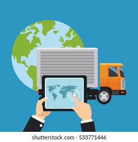 Truck and planet of delivery concept design