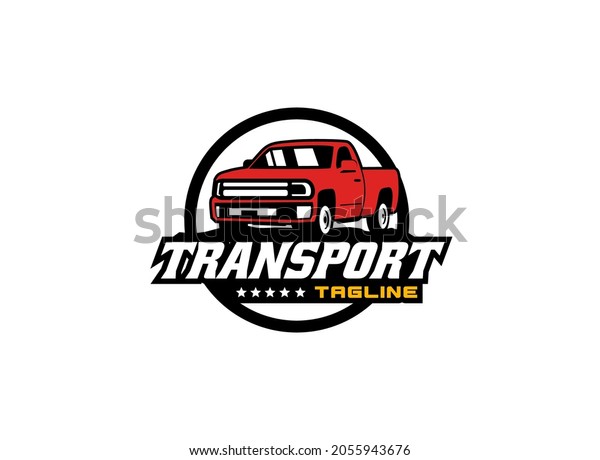Truck red
logo vector for construction company. Vehicle equipment template
vector illustration for your
brand.