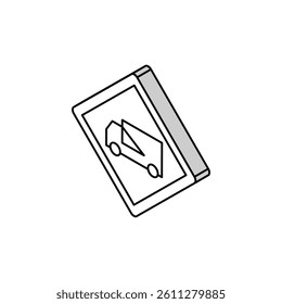 truck road sign isometric icon vector. truck road sign sign. isolated symbol illustration