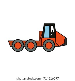 truck rocker  vector illustration