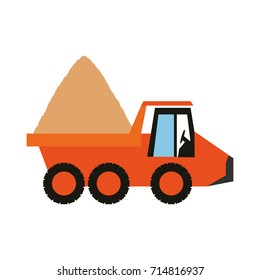 truck rocker  vector illustration