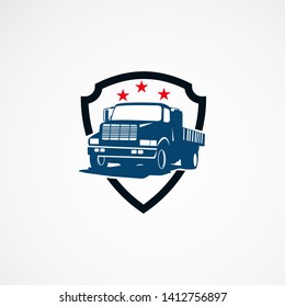 truck secure logo template designs for business