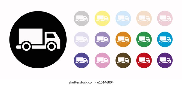 truck set icons