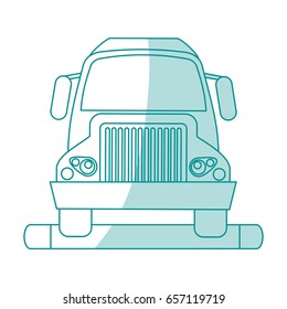 truck shadow illustration