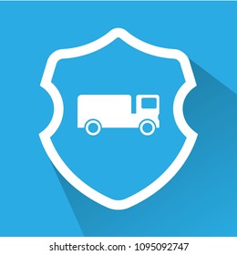 Truck and shield