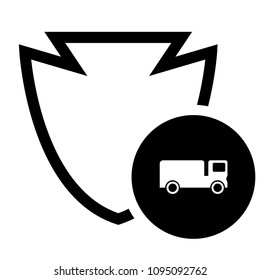 Truck and shield
