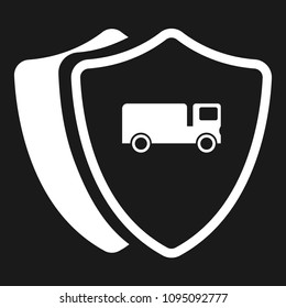Truck and shield