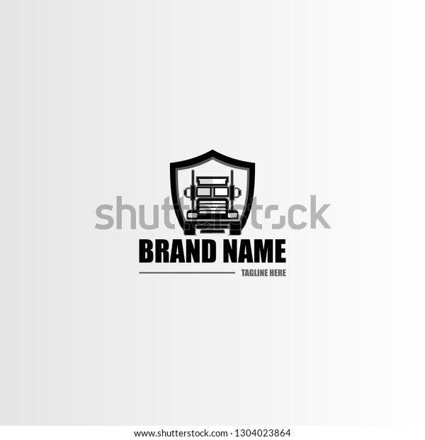 Truck Shield Transportation Industrial Silhouette\
Business Logo