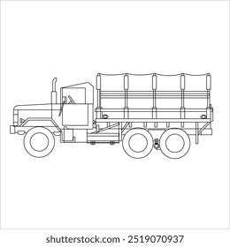 Truck -  Shipment - Equipmnet Design Vector