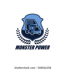 Truck Shipping  Logo Design Element