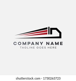 Truck shipping vector logo design template. Delivery truck icon. 