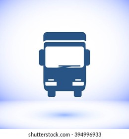 Truck sign icon
