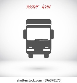 Truck sign icon