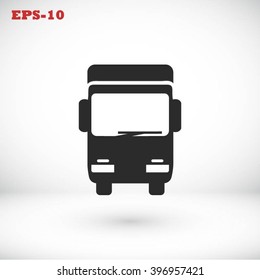 Truck sign icon