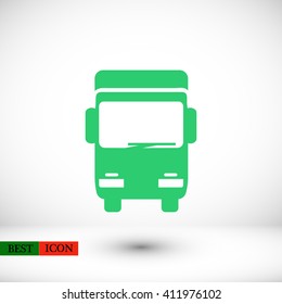 Truck sign icon
