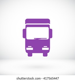 Truck sign icon