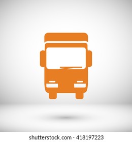 Truck sign icon