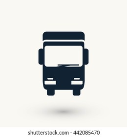 Truck sign icon