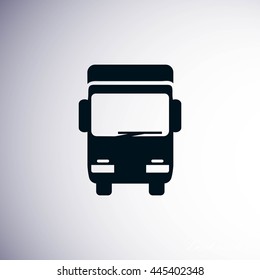 Truck sign icon