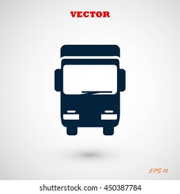 Truck sign icon