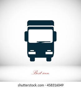 Truck sign icon