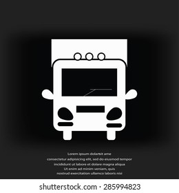 Truck sign icons