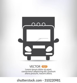 Truck sign icons