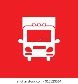 Truck sign icons