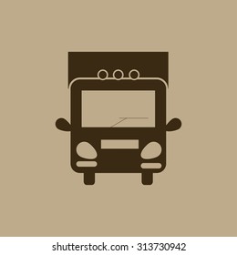 Truck sign icons